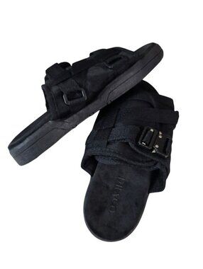 DRACO Slides 9, 9.5, 10 Mens Phantom Black Remastered NEW Sandals Shoes